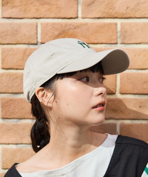 FREAK'S STORE（フリークスストア）の「New Era × FREAK'S STORE/ニューエラ 別注 9TWENTY MINI LOGO CAP/ナイントゥエンティ ミニロゴキャップ/ニューエラ（キャップ・レディース・ベージュ/ネイビー/キャメル/ブラック・ONE SIZE）」の16枚目の写真