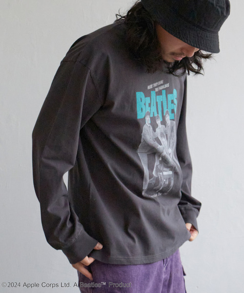 VENCEEXCHANGE（ヴァンスエクスチェンジ）の「THE BEATLES ザ ビートルズ ツアープリントロングスリーブバンドT（Tシャツ/カットソー・メンズ・オフホワイト/チャコールグレー/ライトグレー・LL/M/L）」の10枚目の写真