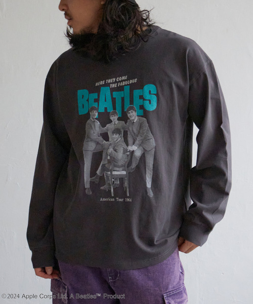 VENCEEXCHANGE（ヴァンスエクスチェンジ）の「THE BEATLES ザ ビートルズ ツアープリントロングスリーブバンドT（Tシャツ/カットソー・メンズ・オフホワイト/チャコールグレー/ライトグレー・LL/M/L）」の17枚目の写真