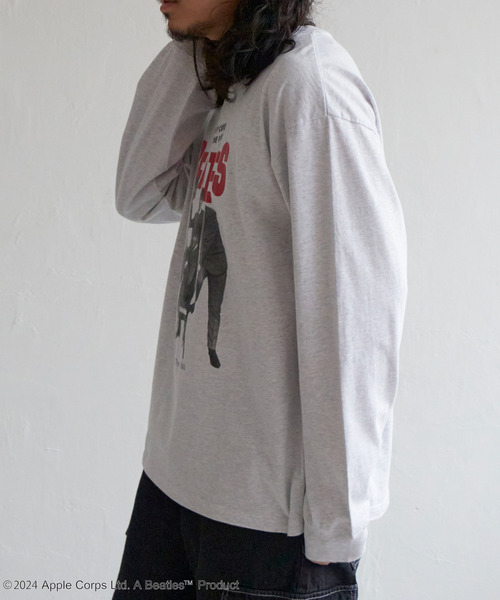 VENCEEXCHANGE（ヴァンスエクスチェンジ）の「THE BEATLES ザ ビートルズ ツアープリントロングスリーブバンドT（Tシャツ/カットソー・メンズ・オフホワイト/チャコールグレー/ライトグレー・LL/M/L）」の5枚目の写真