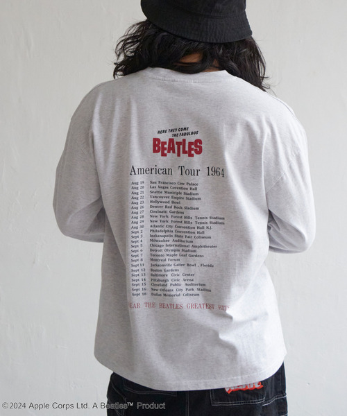 VENCEEXCHANGE（ヴァンスエクスチェンジ）の「THE BEATLES ザ ビートルズ ツアープリントロングスリーブバンドT（Tシャツ/カットソー・メンズ・オフホワイト/チャコールグレー/ライトグレー・LL/M/L）」の15枚目の写真