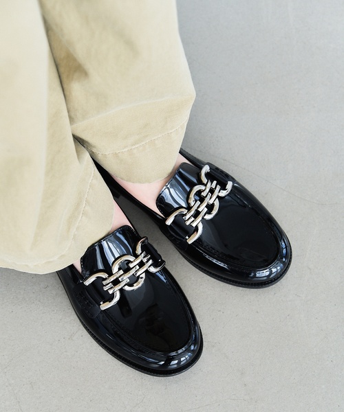 TEMPERATE（テンパレイト）の「【TEMPERATE/テンパレイト】別注COMPLEX C LOAFER（ローファー・レディース・ブラック・37/38/39/40）」の12枚目の写真