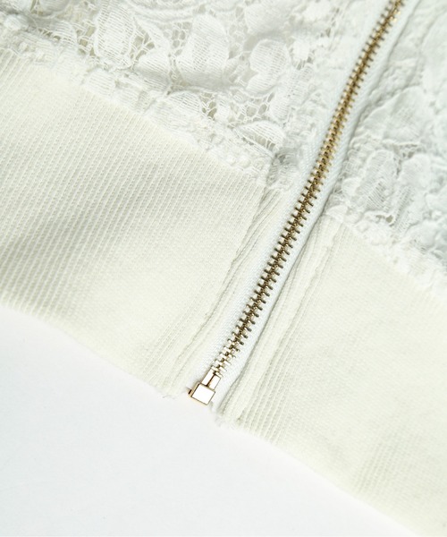 La-gemme（ラジェム）の「総レースパーカー（パーカー・レディース・ブラック/ホワイト・フリー）」の19枚目の写真