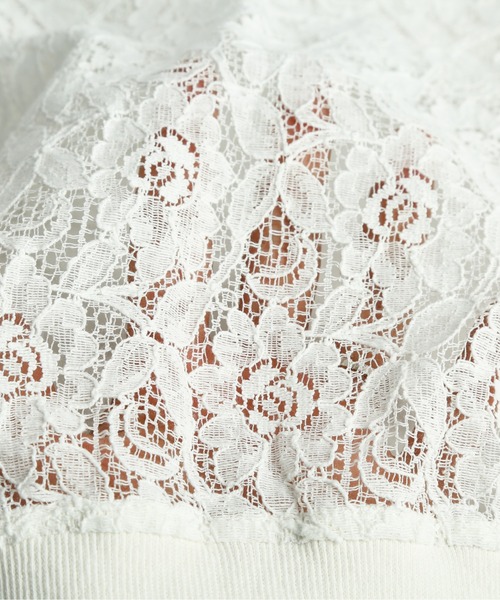 La-gemme（ラジェム）の「総レースパーカー（パーカー・レディース・ブラック/ホワイト・フリー）」の13枚目の写真