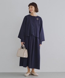 studio CLIP | 《natural by clip》リネンジャケット×ワンピースセット(セットアップ)