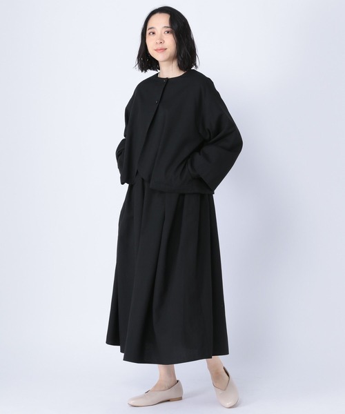 Natural by studio CLIP リネンカットワークワンピースセット セール】《Natural by studio CLIP》リネンカットワーク