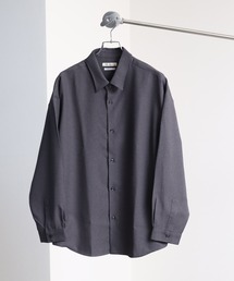 【MADE IN JAPAN】-Reflax-ファブリック バルーンスリーブ オーバーサイズシャツ/接触冷感 UVカット 吸汗 抗ピリング