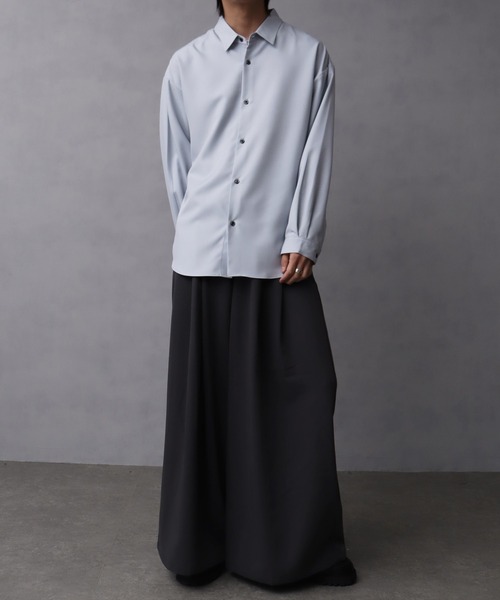 MADE IN JAPAN】-Reflax-ファブリック バルーンスリーブ オーバー