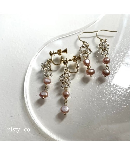 tone（トーン）の「【nisty_co】mii(MA)（イヤリング・レディース・ゴールド・FREE）」の2枚目の写真