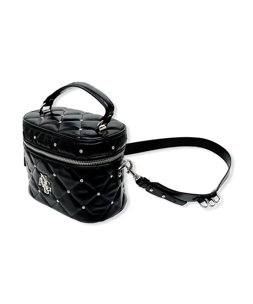 ANDGEEBEE（アンジービー）の「キルティングバニティーポーチバッグ（ショルダーバッグ・レディース・アイボリー/ブラック/パープル・FREE）」の17枚目の写真