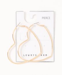 ハートフープピアス　 108465