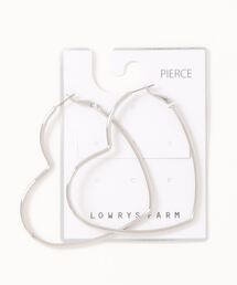 LOWRYS FARM | ハートフープピアス　 108465(ピアス（両耳用）)