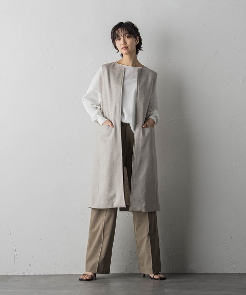 MAYSON GREY(メイソングレイ)の「ペーパーヤーンルーズニットプルオーバー(ニット/セーター・レディース・ホワイト/ベージュ/ブルー/ブラック・S/M)」の21枚目の写真