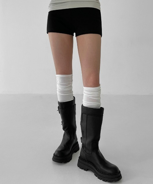 BLACKUP（ブラックアップ）の「[MADE] デリソンバンディングショートパンツ（その他パンツ・レディース・ホワイト/ブラック/グレー・SMALL/MEDIUM）」の5枚目の写真