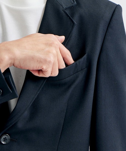 sulvam(サルバム)の「【sulvam / サルバム】MT-J50-100 Classic short jacket/クラシックショートコート(テーラードジャケット・メンズ・ブラック・S/M)」の3枚目の写真