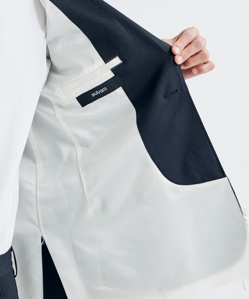 sulvam(サルバム)の「【sulvam / サルバム】MT-J50-100 Classic short jacket/クラシックショートコート(テーラードジャケット・メンズ・ブラック・S/M)」の5枚目の写真