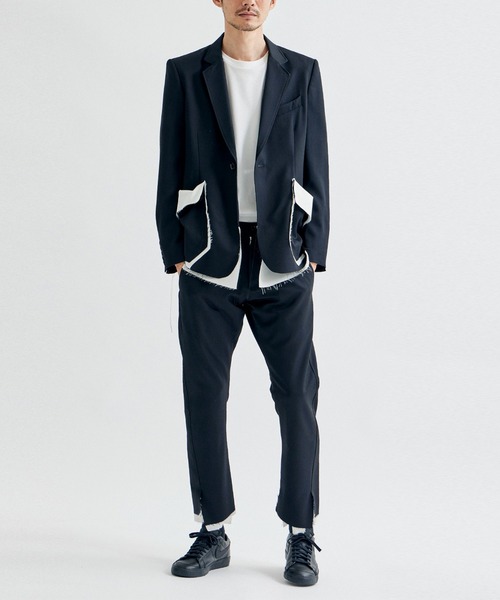 sulvam(サルバム)の「【sulvam / サルバム】MT-J50-100 Classic short jacket/クラシックショートコート(テーラードジャケット・メンズ・ブラック・S/M)」の9枚目の写真