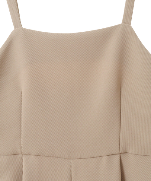 Tiara（ティアラ）の「キャミオールインワン（サロペット/オーバーオール・レディース・ベージュ/ブラック・FREE/9）」の9枚目の写真