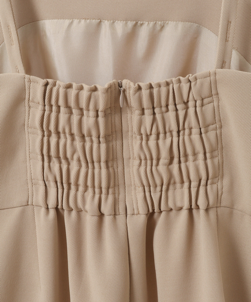 Tiara（ティアラ）の「キャミオールインワン（サロペット/オーバーオール・レディース・ベージュ/ブラック・FREE/9）」の11枚目の写真