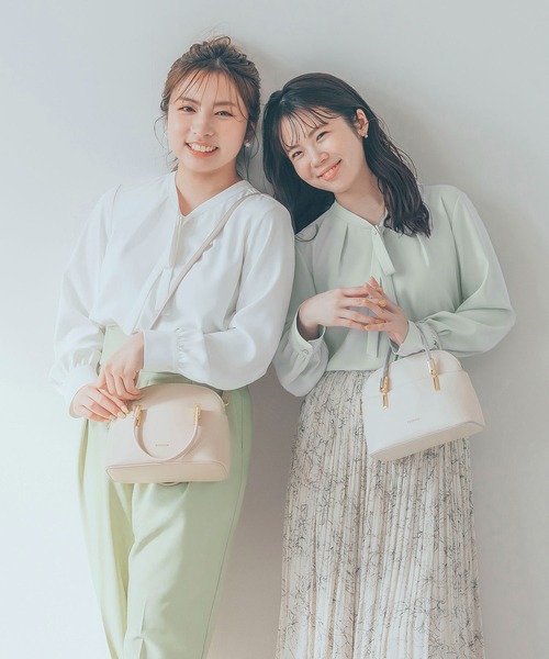 ROPE' PICNIC（ロペピクニック）の「【COHINAコラボ】軽量レクタンメタルミニボストン＆ショルダーバッグ（ハンドバッグ・レディース・ホワイト系その他5/ベージュ系その他2・FREE）」の3枚目の写真