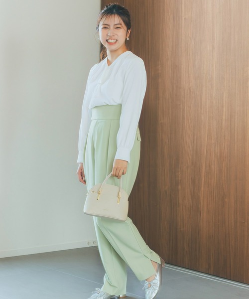 ROPE' PICNIC（ロペピクニック）の「【COHINAコラボ】軽量レクタンメタルミニボストン＆ショルダーバッグ（ハンドバッグ・レディース・ホワイト系その他5/ベージュ系その他2・FREE）」の5枚目の写真