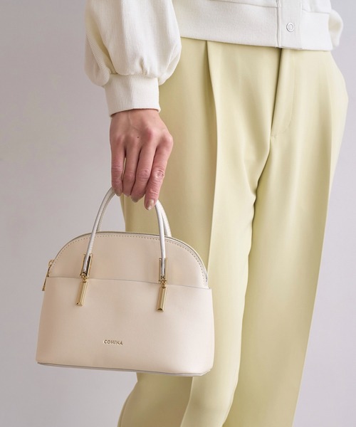 ROPE' PICNIC（ロペピクニック）の「【COHINAコラボ】軽量レクタンメタルミニボストン＆ショルダーバッグ（ハンドバッグ・レディース・ホワイト系その他5/ベージュ系その他2・FREE）」の16枚目の写真