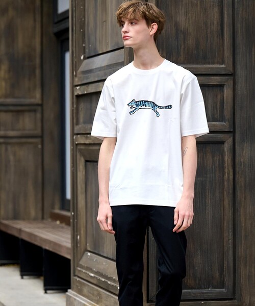 DRESSTERIOR（ドレステリア）の「◆【接触冷感/抗菌防臭/消臭】ICE CLEAR COTTON ブルータイガーTシャツ（Tシャツ/カットソー・メンズ・ホワイト/ブラック/ダークオリーブ/ライトイエロー系・90/91/92/94）」の9枚目の写真