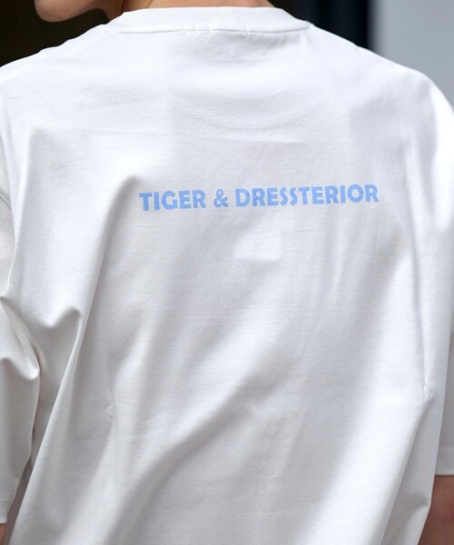 DRESSTERIOR（ドレステリア）の「◆【接触冷感/抗菌防臭/消臭】ICE CLEAR COTTON ブルータイガーTシャツ（Tシャツ/カットソー・メンズ・ホワイト/ブラック/ダークオリーブ/ライトイエロー系・90/91/92/94）」の13枚目の写真