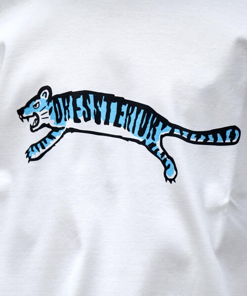 DRESSTERIOR（ドレステリア）の「◆【接触冷感/抗菌防臭/消臭】ICE CLEAR COTTON ブルータイガーTシャツ（Tシャツ/カットソー・メンズ・ホワイト/ブラック/ダークオリーブ/ライトイエロー系・90/91/92/94）」の14枚目の写真