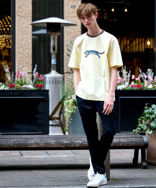 DRESSTERIOR（ドレステリア）の「◆【接触冷感/抗菌防臭/消臭】ICE CLEAR COTTON ブルータイガーTシャツ（Tシャツ/カットソー・メンズ・ホワイト/ブラック/ダークオリーブ/ライトイエロー系・90/91/92/94）」の19枚目の写真
