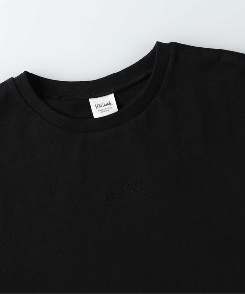 SOMETHING(サムシング)の「【SOMETHING】エンジェルスリーブTシャツ(Tシャツ/カットソー・レディース・ブラック・M/L)」の4枚目の写真