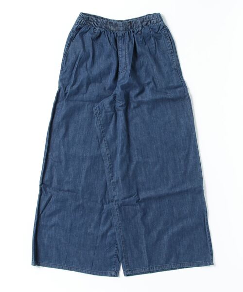 atONE（アットワン）の「atONE ワイドパンツ デニム 春 夏 秋 冬 レディース 大きいサイズ カジュアル 体型カバー シンプル リラックス お洒落（デニムパンツ・レディース・ブルー/ネイビー・L/LL/3L/4L/M）」の22枚目の写真