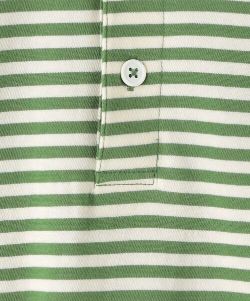 green label relaxing（グリーンレーベルリラクシング）の「TJ ボーダー ポロシャツ 100cm-130cm（ポロシャツ・キッズ・ネイビー/ケリー・100cm/110cm/120cm/130cm）」の9枚目の写真