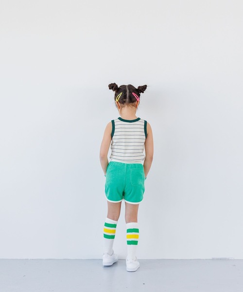 LOWRYS FARM（ローリーズファーム）の「マルチボーダータンクトップ　 110374（ジャージ・キッズ・レッド/ブルー/ベージュ・110cm/150cm/140cm/130cm/120cm）」の8枚目の写真