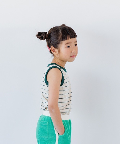 LOWRYS FARM（ローリーズファーム）の「マルチボーダータンクトップ　 110374（ジャージ・キッズ・レッド/ブルー/ベージュ・110cm/150cm/140cm/130cm/120cm）」の20枚目の写真