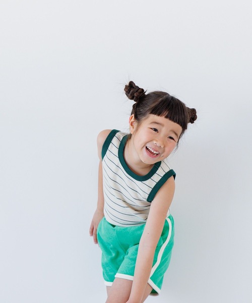 LOWRYS FARM（ローリーズファーム）の「マルチボーダータンクトップ　 110374（ジャージ・キッズ・レッド/ブルー/ベージュ・110cm/150cm/140cm/130cm/120cm）」の21枚目の写真