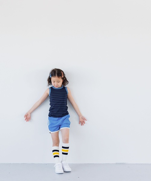 LOWRYS FARM（ローリーズファーム）の「マルチボーダータンクトップ　 110374（ジャージ・キッズ・レッド/ブルー/ベージュ・110cm/150cm/140cm/130cm/120cm）」の22枚目の写真