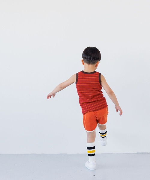 LOWRYS FARM（ローリーズファーム）の「マルチボーダータンクトップ　 110374（ジャージ・キッズ・レッド/ブルー/ベージュ・110cm/150cm/140cm/130cm/120cm）」の17枚目の写真