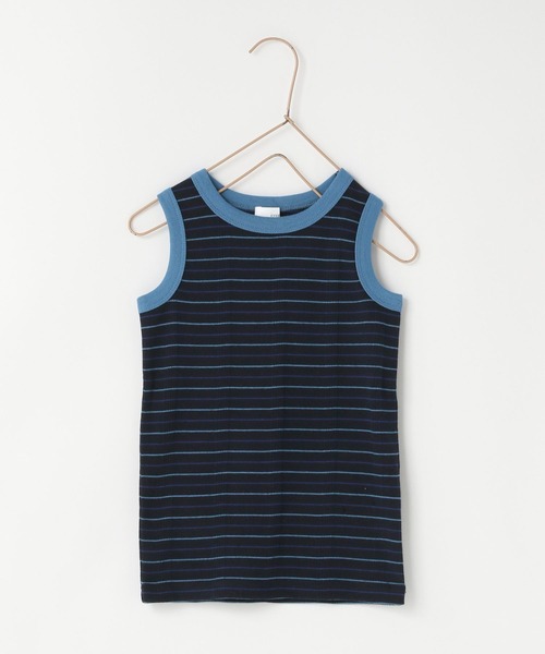 LOWRYS FARM（ローリーズファーム）の「マルチボーダータンクトップ　 110374（ジャージ・キッズ・レッド/ブルー/ベージュ・110cm/150cm/140cm/130cm/120cm）」の10枚目の写真