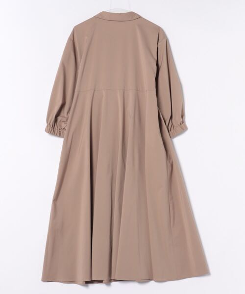 STRAWBERRY-FIELDS（ストロベリーフィールズ）の「ﾌﾚｱｰｼｬﾂﾜﾝﾋﾟｰｽ（シャツワンピース・レディース・ブラウン系その他/ブラック・2）」の3枚目の写真