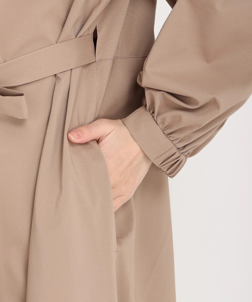 STRAWBERRY-FIELDS（ストロベリーフィールズ）の「ﾌﾚｱｰｼｬﾂﾜﾝﾋﾟｰｽ（シャツワンピース・レディース・ブラウン系その他/ブラック・2）」の11枚目の写真