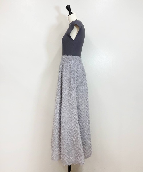 NOELA（ノエラ）の「【WEB限定】ジャガードロングセットアップ（ワンピース・レディース・オフホワイト/サックスブルー/ライトグリーン・S/M）」の16枚目の写真