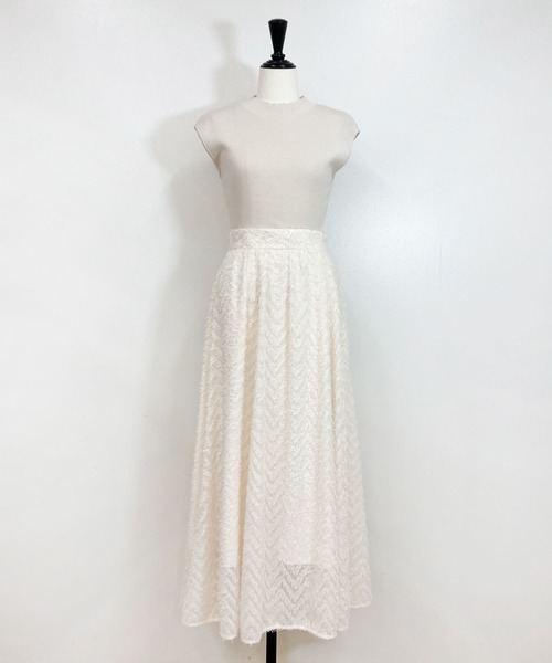 NOELA（ノエラ）の「【WEB限定】ジャガードロングセットアップ（ワンピース・レディース・オフホワイト/サックスブルー/ライトグリーン・S/M）」の20枚目の写真