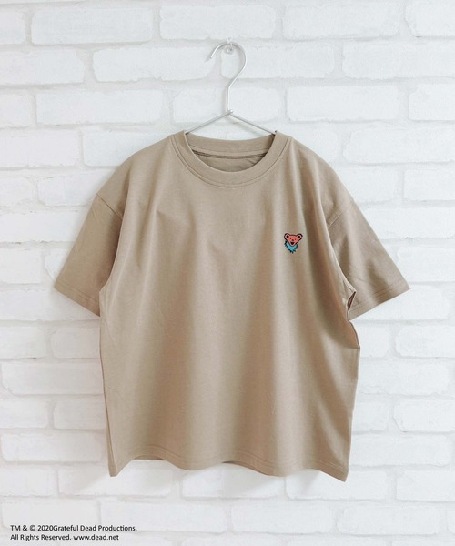 Grateful Dead（グレイトフルデッド）の「Grateful Dead グレイトフルデッド オーバーサイズ半袖Tシャツ（Tシャツ/カットソー・キッズ・オフホワイト/ダークグリーン/ブラック/ホワイト系その他/パープル/チャコール/ベージュ/ネイビー/オレンジ/杢グレー/ホワイト系その他2/ブラック系その他/チャコールグレー/ベージュ系その他/ホワイト系その他3/グリーン系その他・120cm/130cm/140cm/150cm/160cm/110cm）」の19枚目の写真