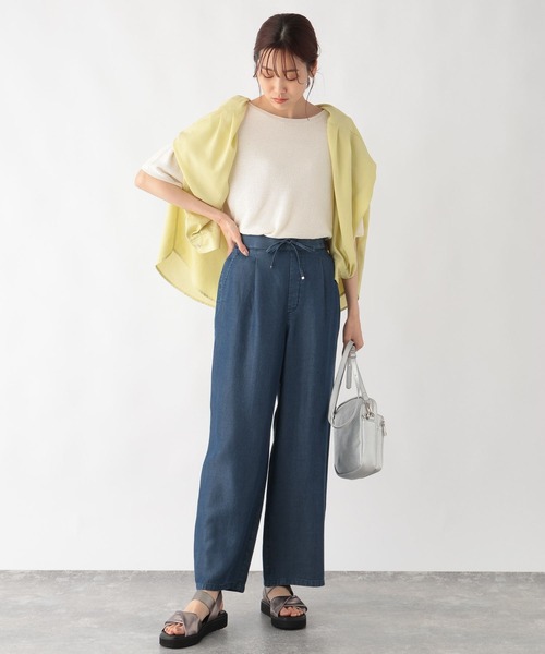 GLOBAL WORK(グローバルワーク)の「スッキレイさらさらドルマン/987142(ニット/セーター・レディース・ブラック/アイボリー/マスタード/モカ/ブラウン系8・MEDIUM/LARGE)」の13枚目の写真