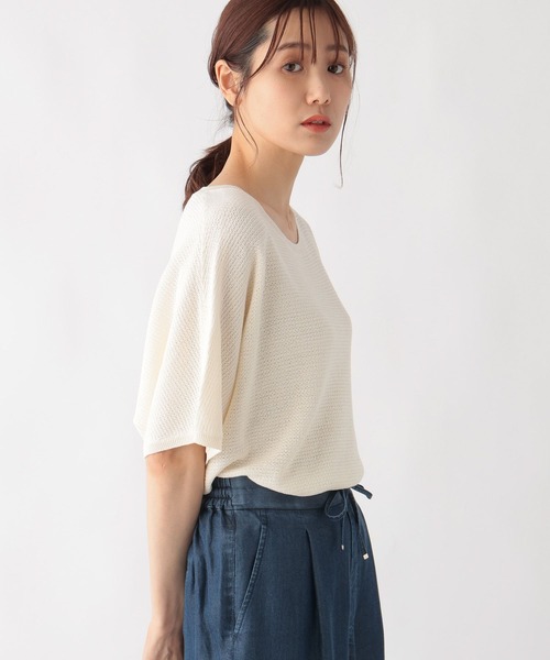 GLOBAL WORK(グローバルワーク)の「スッキレイさらさらドルマン/987142(ニット/セーター・レディース・ブラック/アイボリー/マスタード/モカ/ブラウン系8・MEDIUM/LARGE)」の15枚目の写真