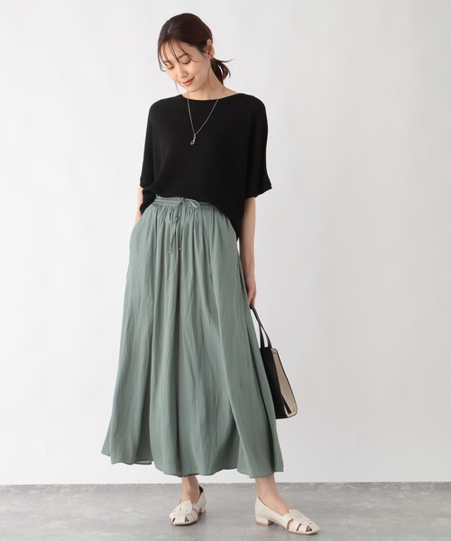 GLOBAL WORK(グローバルワーク)の「スッキレイさらさらドルマン/987142(ニット/セーター・レディース・ブラック/アイボリー/マスタード/モカ/ブラウン系8・MEDIUM/LARGE)」の16枚目の写真