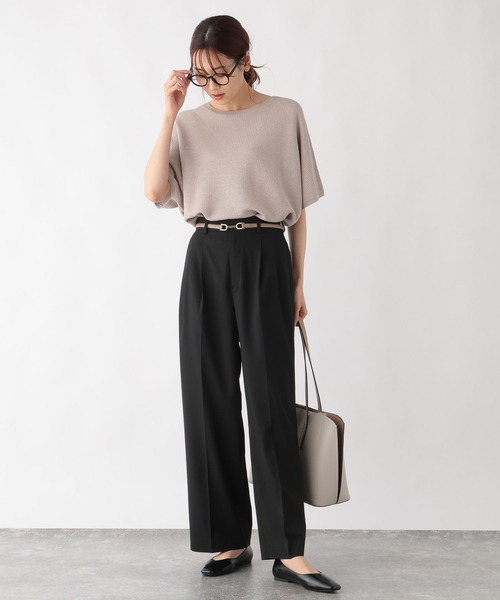 GLOBAL WORK(グローバルワーク)の「スッキレイさらさらドルマン/987142(ニット/セーター・レディース・ブラック/アイボリー/マスタード/モカ/ブラウン系8・MEDIUM/LARGE)」の20枚目の写真