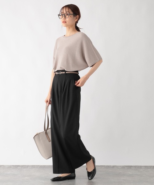 GLOBAL WORK(グローバルワーク)の「スッキレイさらさらドルマン/987142(ニット/セーター・レディース・ブラック/アイボリー/マスタード/モカ/ブラウン系8・MEDIUM/LARGE)」の21枚目の写真