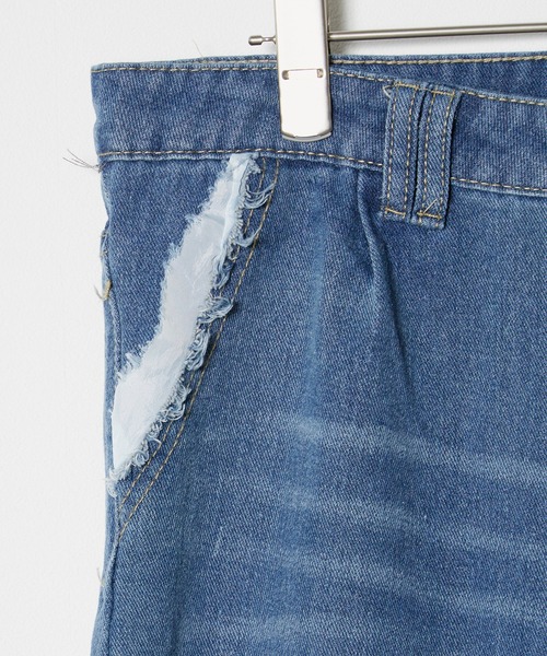 ALL RUNS(オールランズ)の「デニムクロップドパンツ(デニムパンツ・メンズ・ブルー・XL/L/M/S)」の2枚目の写真